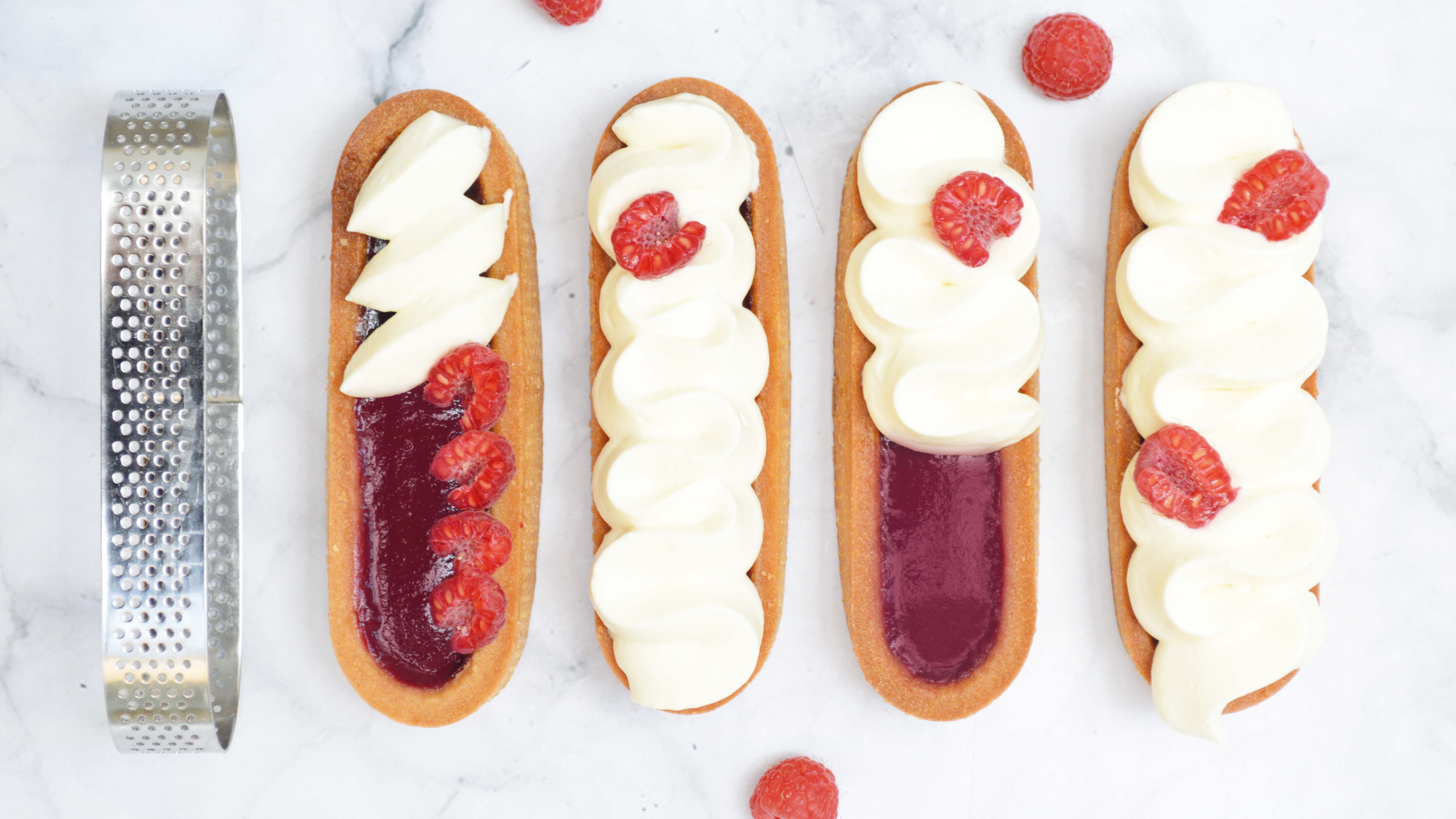 Tartes individuelles framboise